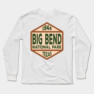 Big Bend National Park badge Long Sleeve T-Shirt